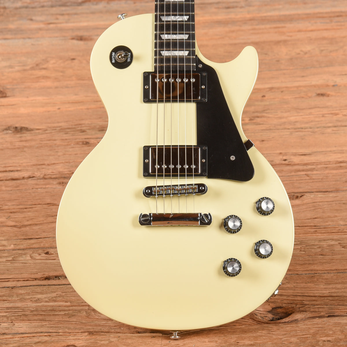 Gibson Les Paul Studio White 2008 Electric Guitars / Solid Body
