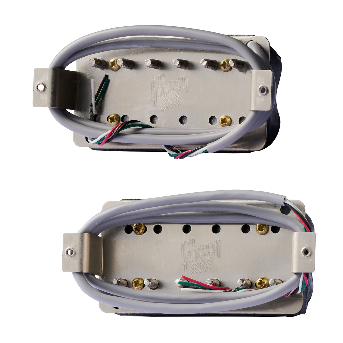 Gibson 496R/500T Humbucker Set Double Black Parts / Guitar Pickups