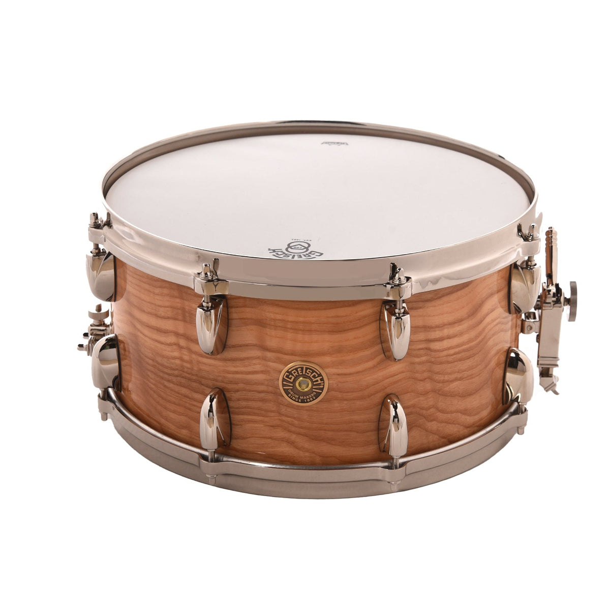 Gretsch 140th Anniversary USA Custom 7x14 Snare Drum Figured Ash w/Nickel Hardware & Bag Drums and Percussion / Acoustic Drums / Snare