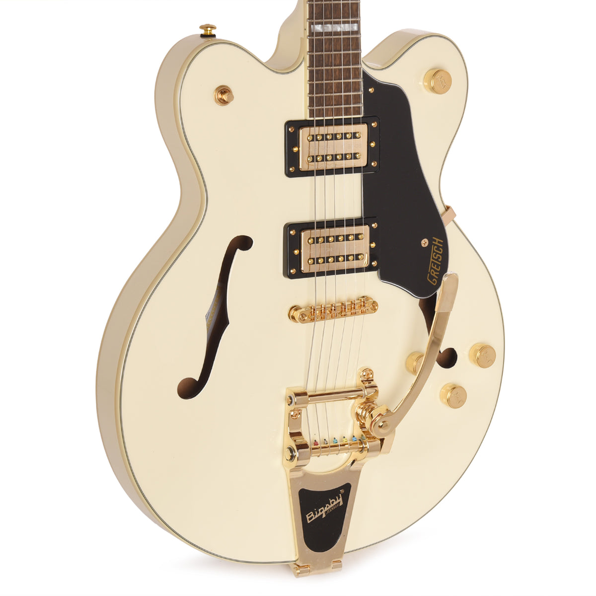 Gretsch G2622TG Streamliner Center Block Double-Cut Vintage White w/Bigsby LTD & Broad’Tron BT-3S Pickups Electric Guitars