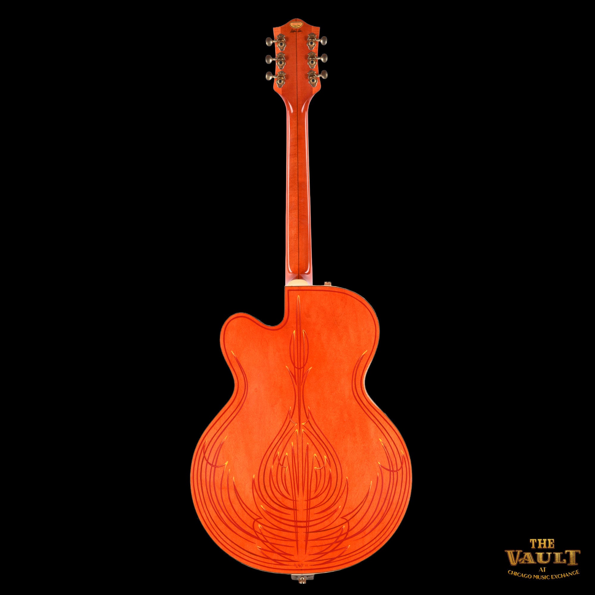 Gretsch G6120-DSW Masterbuilt Stern Chet Relic Art 1of 36 Orange w/ Pinstripe 2008 Electric Guitars