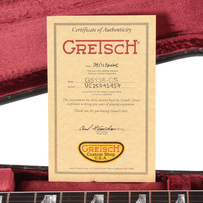 Gretsch Custom Shop G6136-55 White Falcon NOS Super Aged White Master Built by Chad Henrichsen Electric Guitars / Hollow Body