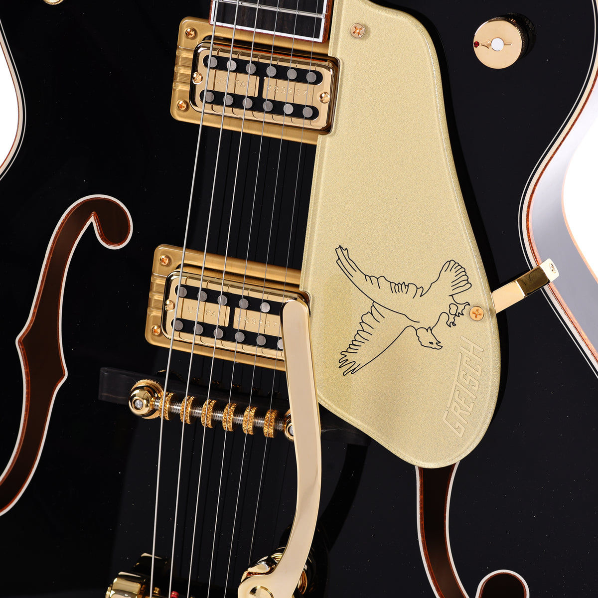 Gretsch Custom Shop G6136T-59 Falcon NOS Aged Black Master Built by Chad Henrichsen Electric Guitars / Hollow Body