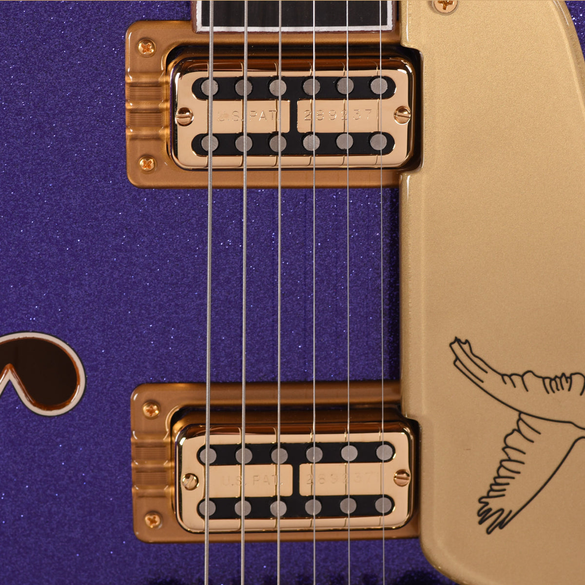 Gretsch Custom Shop G6136T-59 Falcon NOS Aged Purple Sparkle Master Built by Chad Henrichsen Electric Guitars / Hollow Body