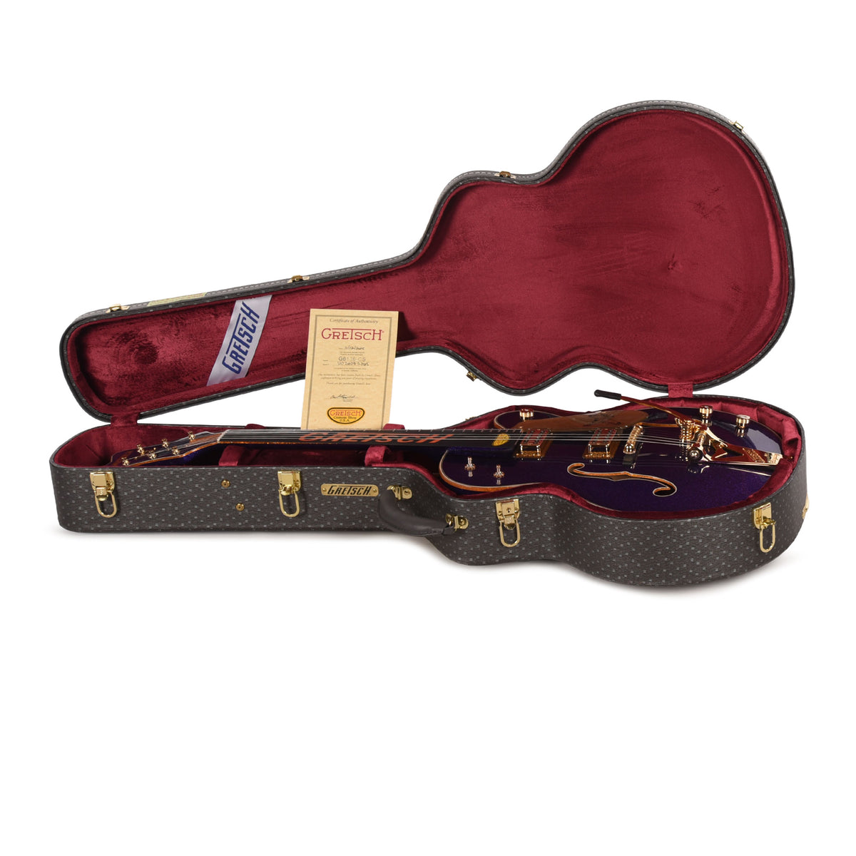 Gretsch Custom Shop G6136T-59 Falcon NOS Aged Purple Sparkle Master Built by Chad Henrichsen Electric Guitars / Hollow Body