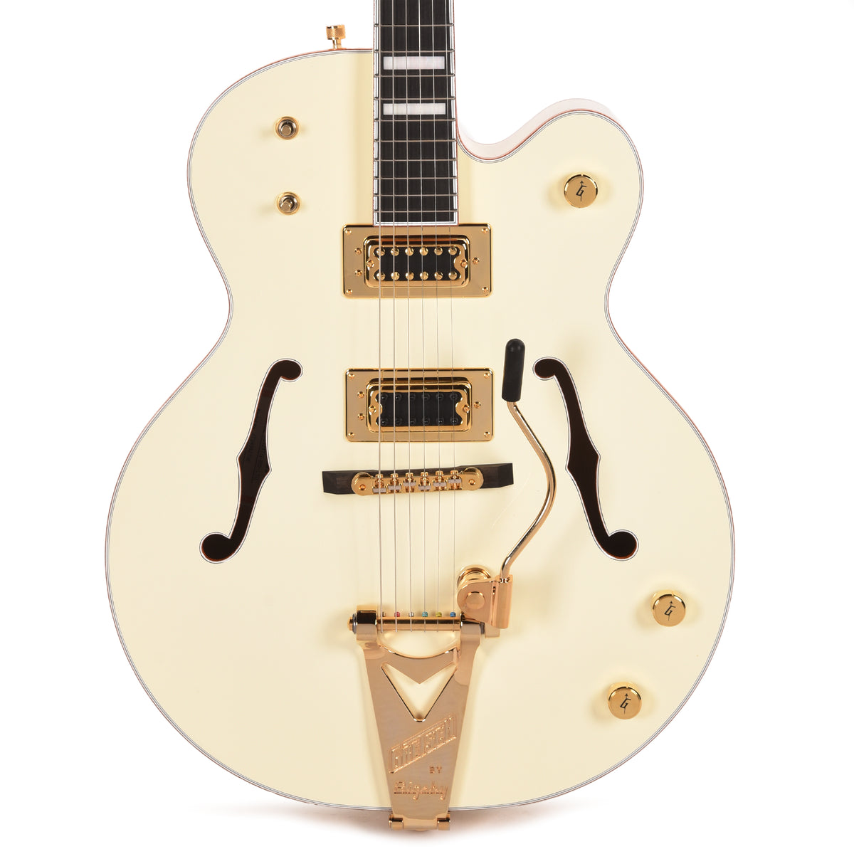 Gretsch G8424T Billy Duffy Signature Falcon LTD Hollow Body with Bigsby Vintage White Lacquer Electric Guitars / Hollow Body
