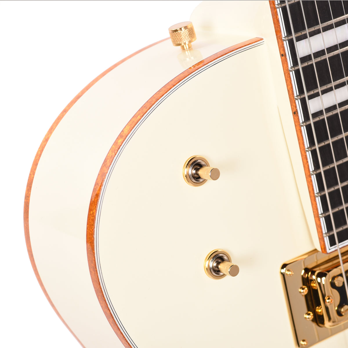 Gretsch G8424T Billy Duffy Signature Falcon LTD Hollow Body with Bigsby Vintage White Lacquer Electric Guitars / Hollow Body