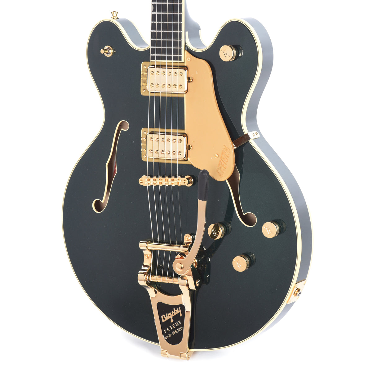 Gretsch Broadkaster LX Center Block with String-Thru Bigsby and Gold Hardware Cadillac Green Electric Guitars / Semi-Hollow