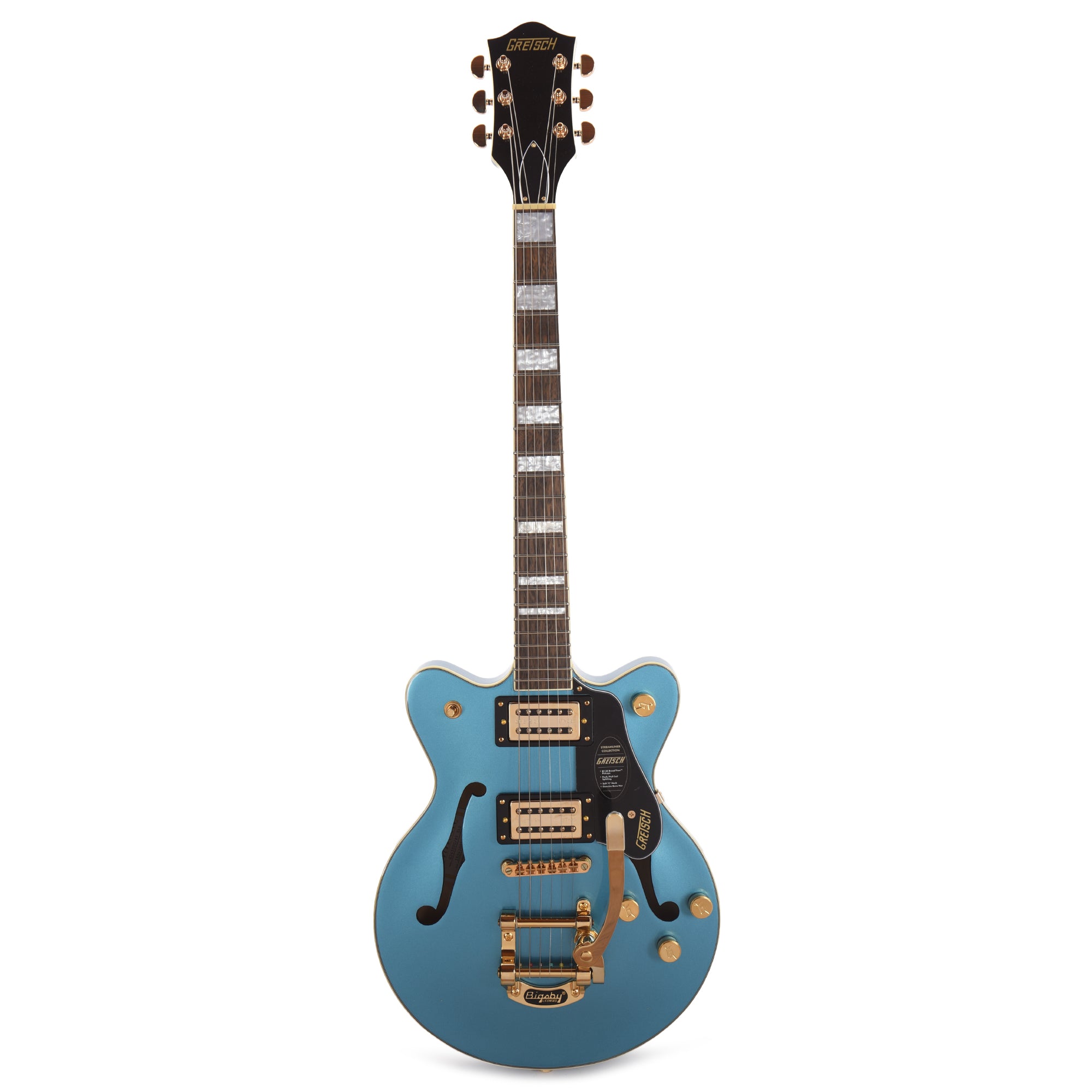 Gretsch Limited Edition G2655TG Streamliner Center Block Jr. Double-Cut with Bigsby Riviera Blue Electric Guitars / Semi-Hollow