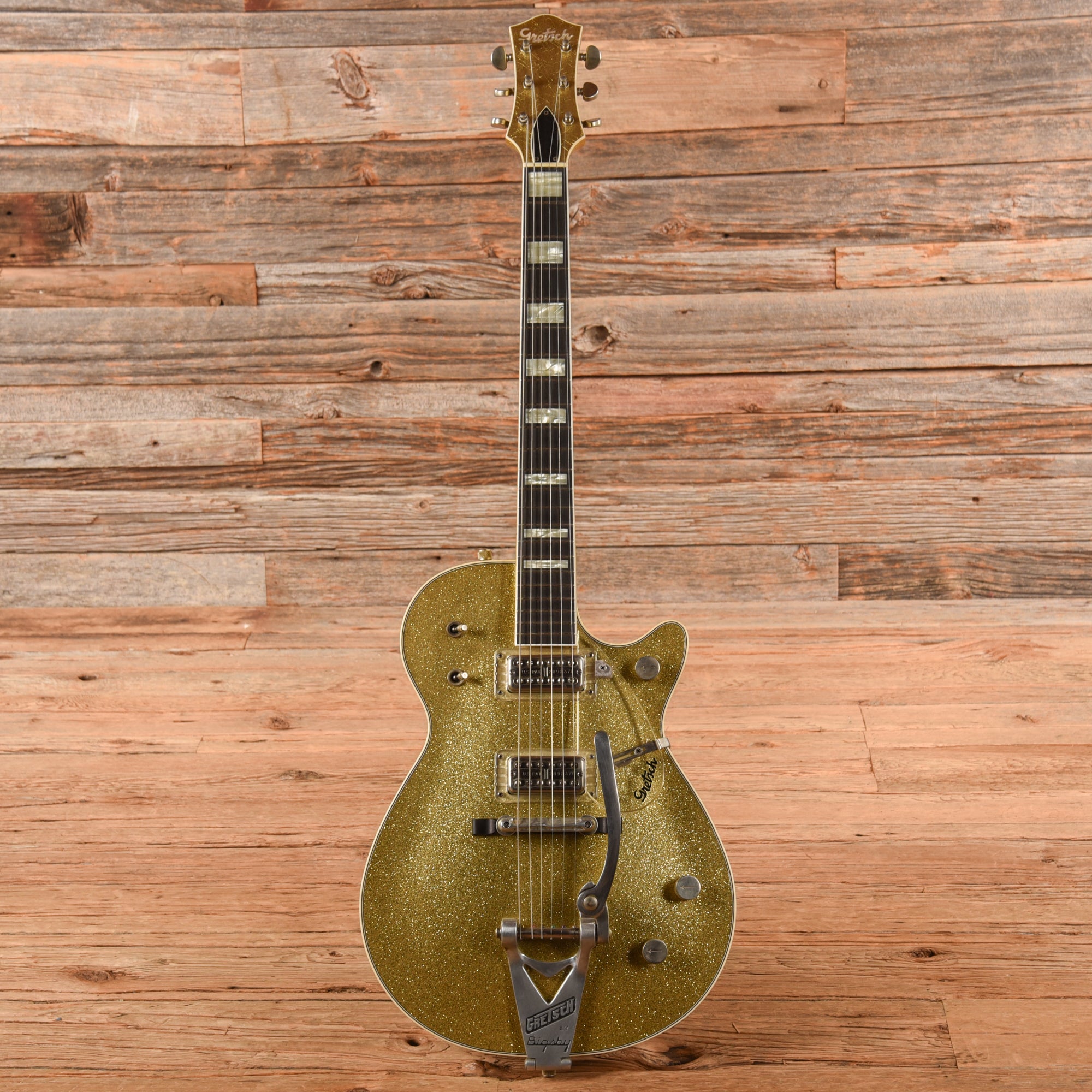 Gretsch Custom Shop G6128 1959 Duo Jet Heavy Relic Gold Sparkle 2021 Electric Guitars / Solid Body