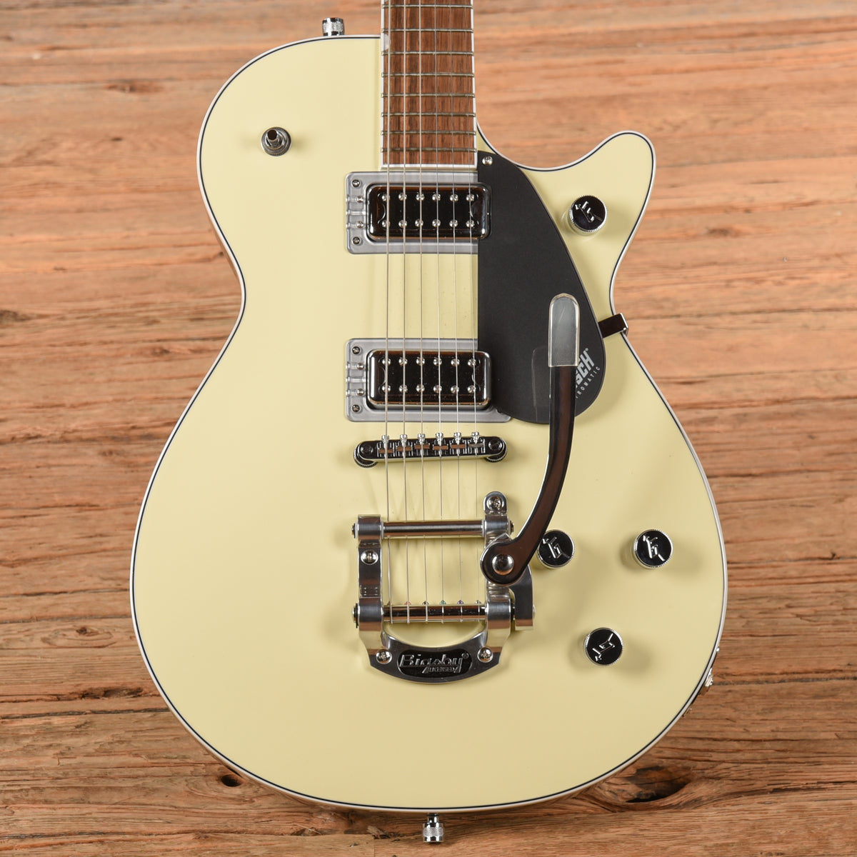 Gretsch G5230T Electromatic Jet FT with Bigsby Two-Tone Vintage White/ London Grey 2025 Electric Guitars / Solid Body