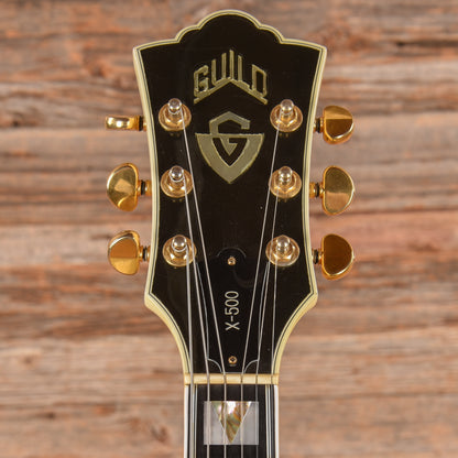 Guild X-500 White 1988 Electric Guitars / Hollow Body