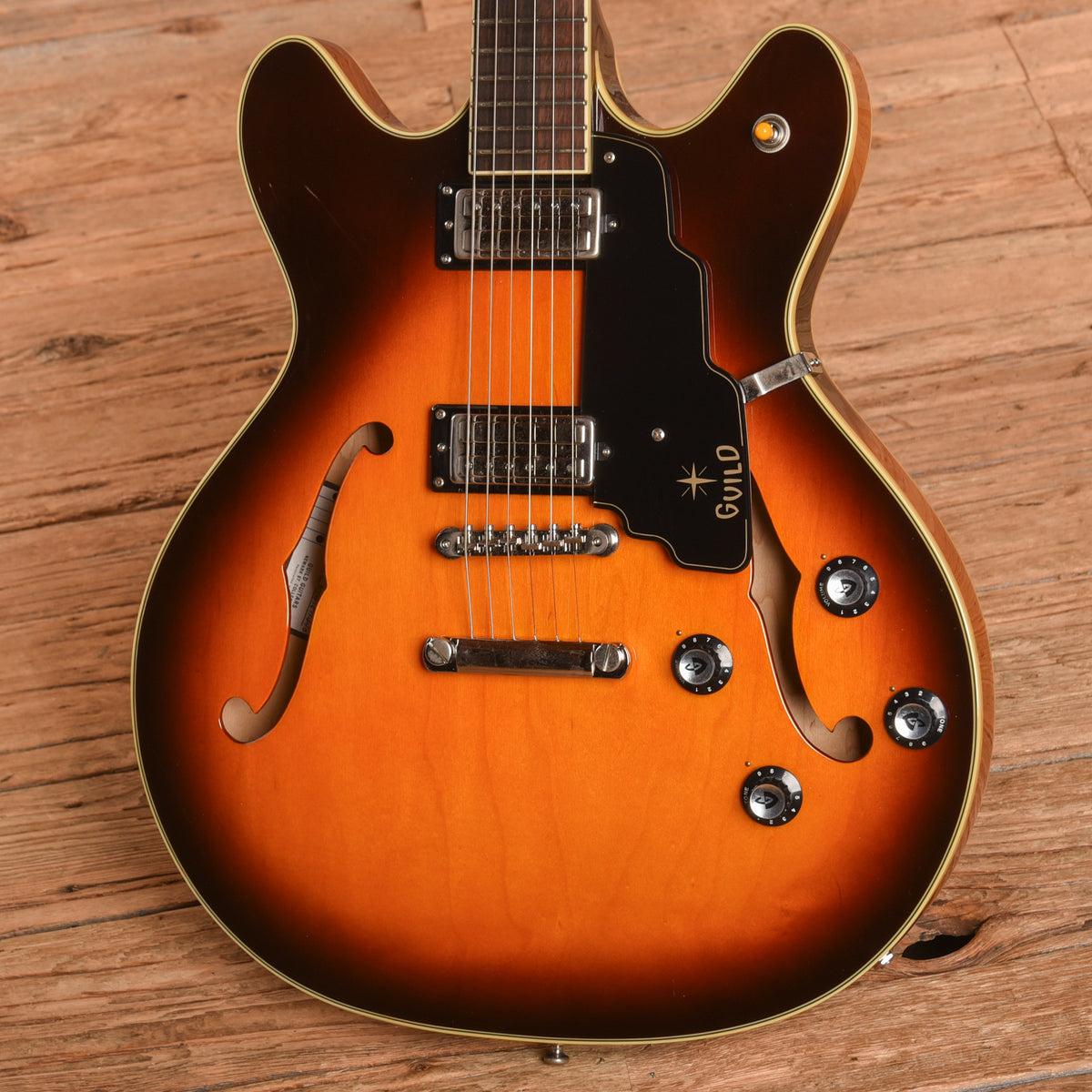 Guild Newark St. Collection Starfire IV ST Vintage Sunburst 2015 Electric Guitars / Semi-Hollow