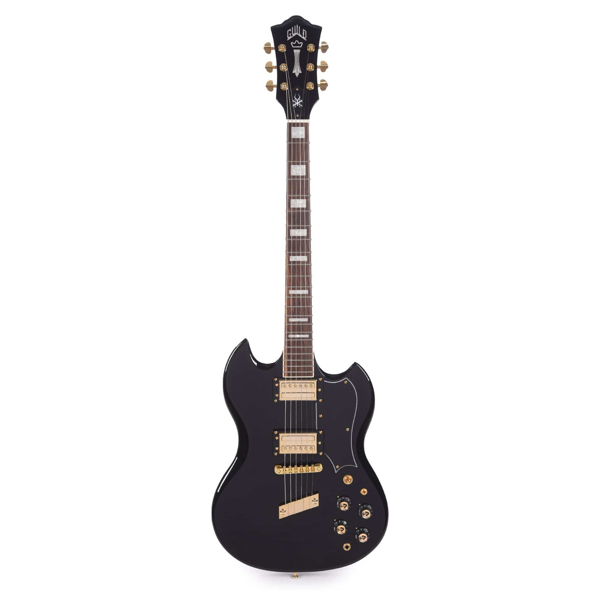 Guild Newark St. Polara Kim Thayil Black Electric Guitars / Solid Body