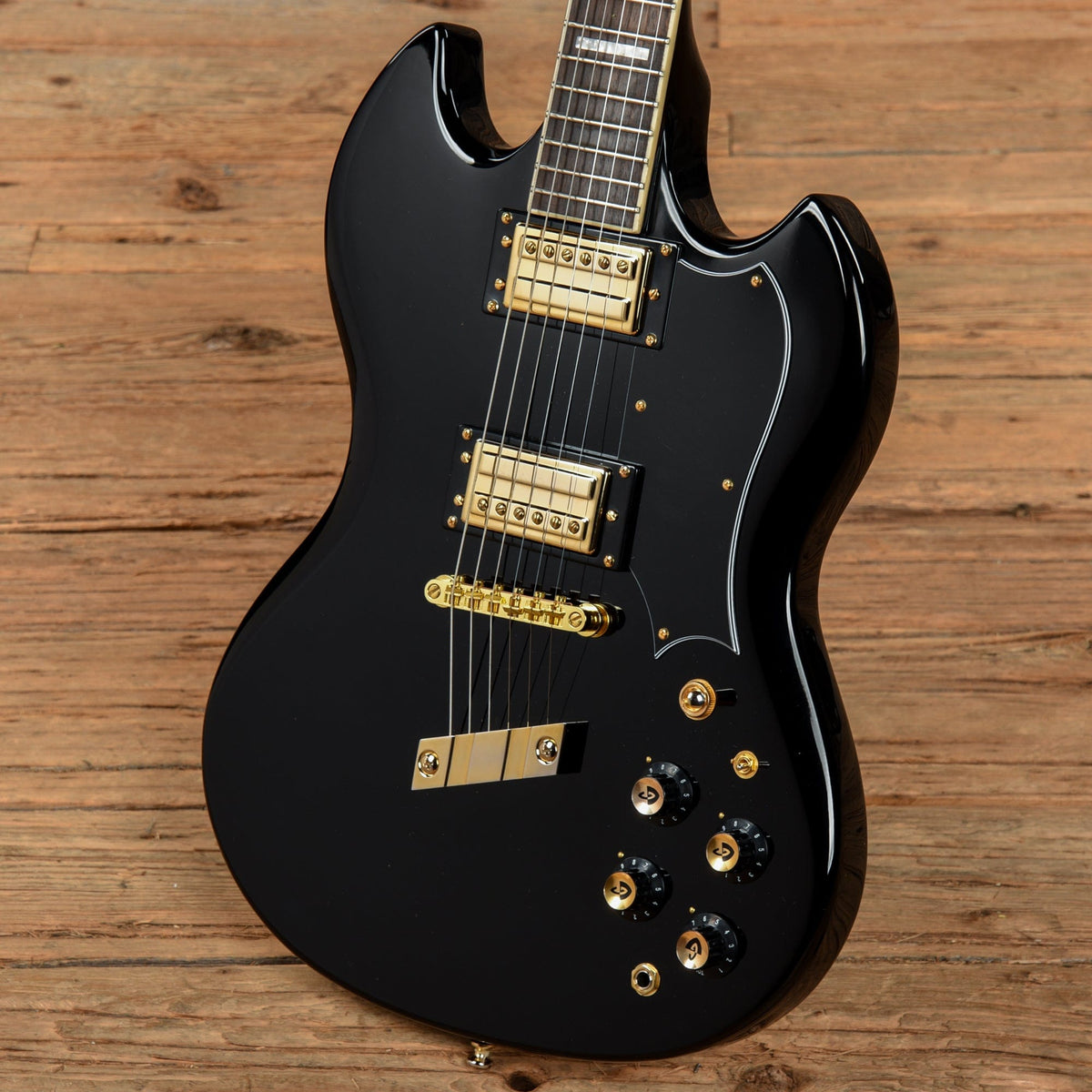 Guild Newark St. Polara Kim Thayil Black Electric Guitars / Solid Body