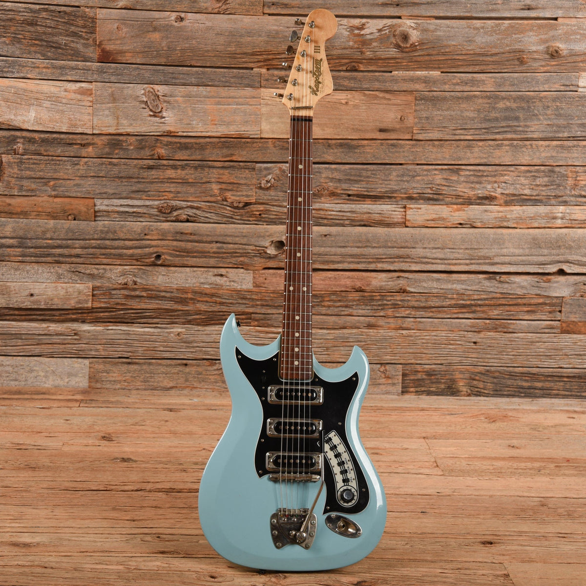 Hagstrom III Powder Blue 1960s Electric Guitars / Solid Body