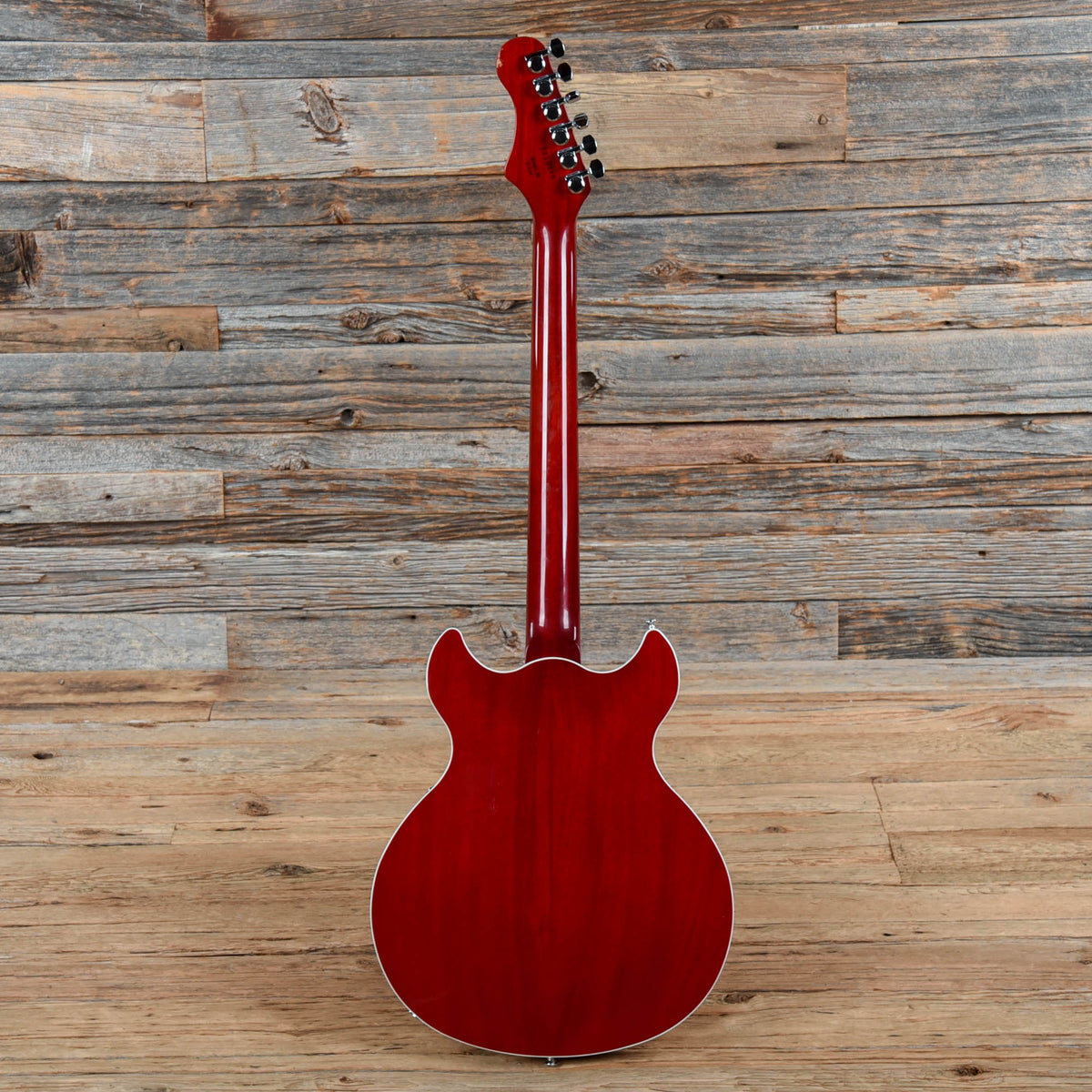 Harmony Comet Transparent Red Electric Guitars / Hollow Body