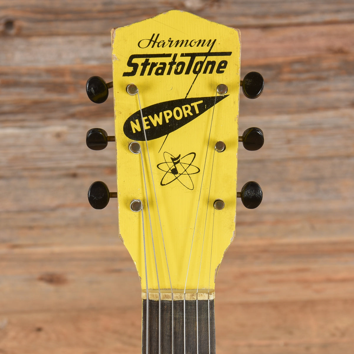 Harmony Stratotone H44 Newport Yellow 1955 Electric Guitars / Solid Body