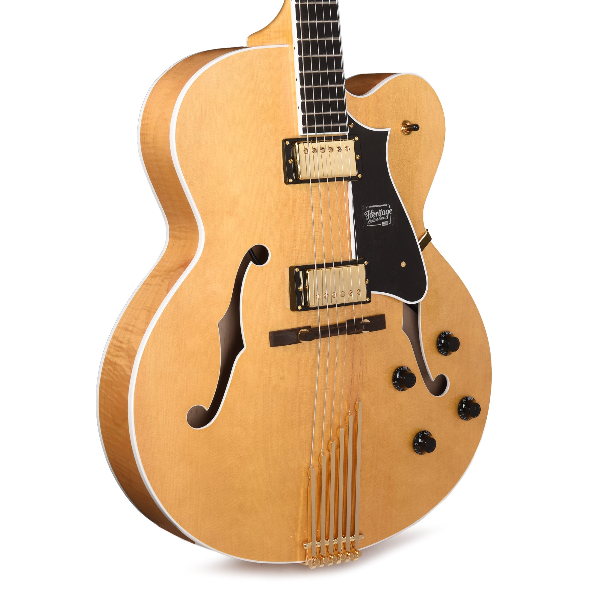 Heritage Standard Eagle Classic Hollow Body Antique Natural Electric Guitars / Hollow Body