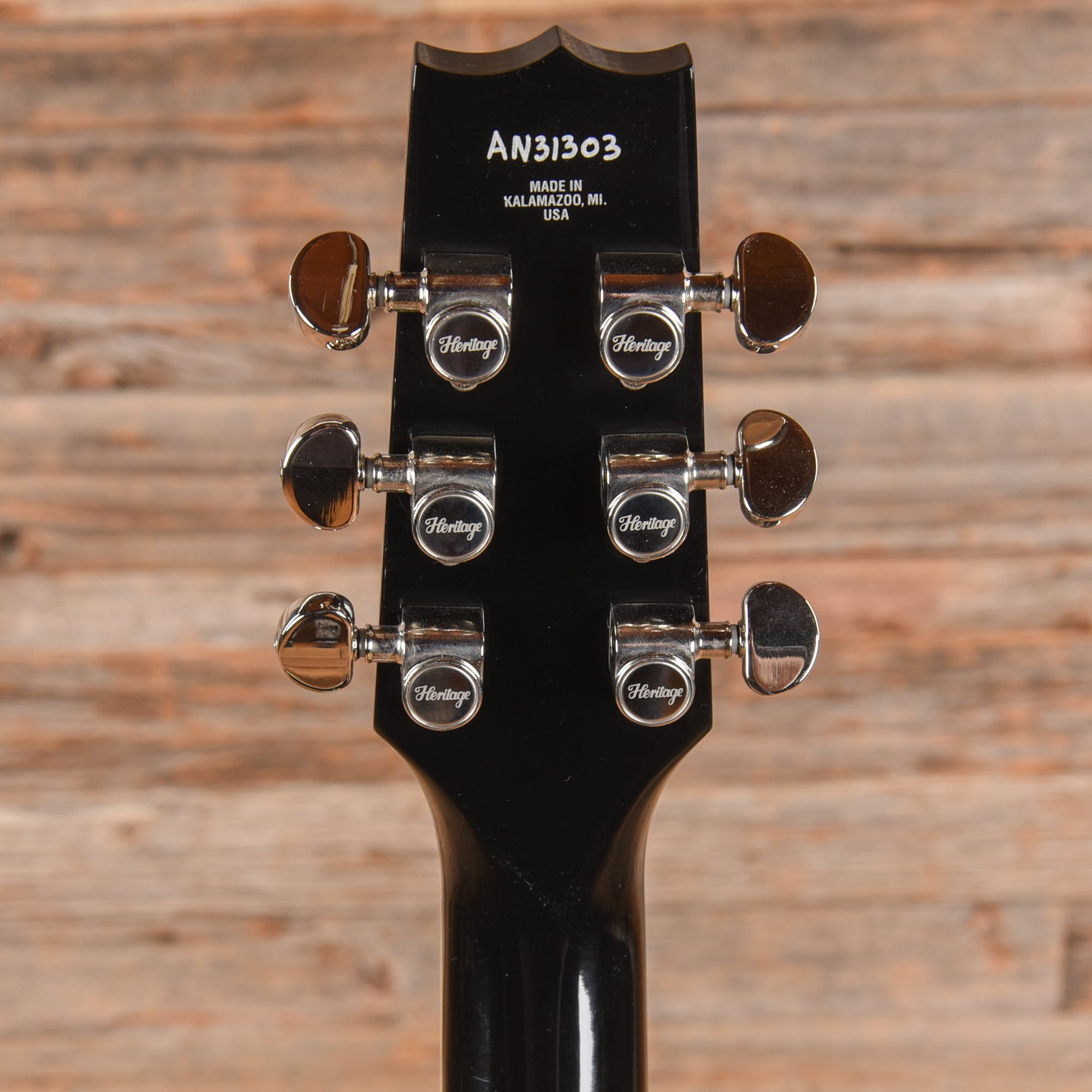 Heritage H-535 Ebony 2024 Electric Guitars / Semi-Hollow