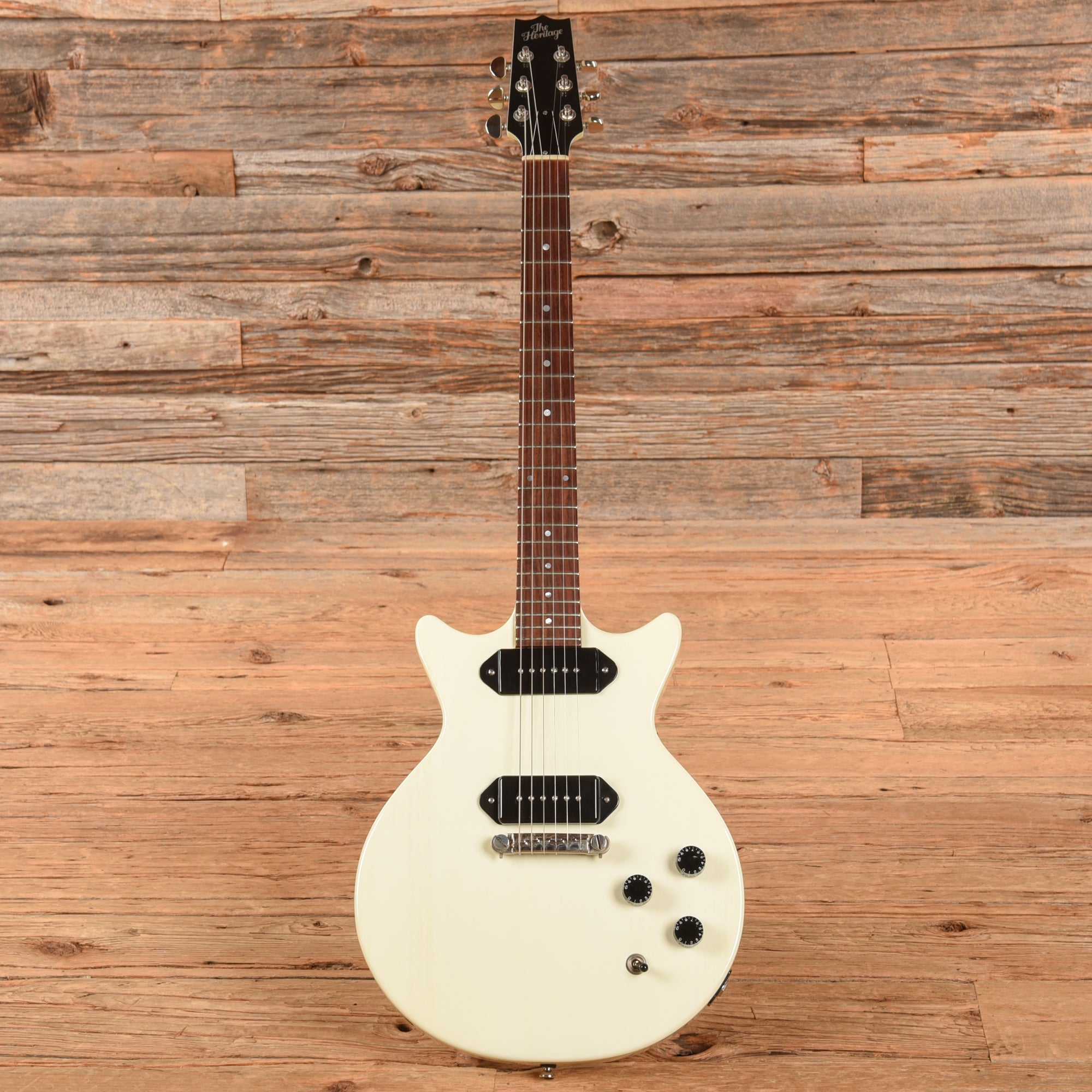 Heritage H-137 DC White 2016 Electric Guitars / Solid Body
