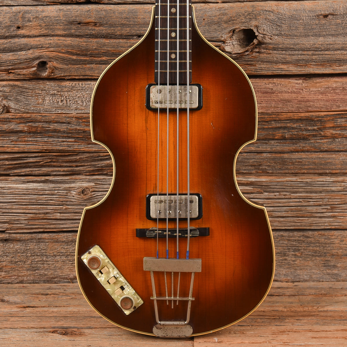Hofner 500/1 1963 body w/Late 70s neck Sunburst 1963 LEFTY Bass Guitars / 4-String