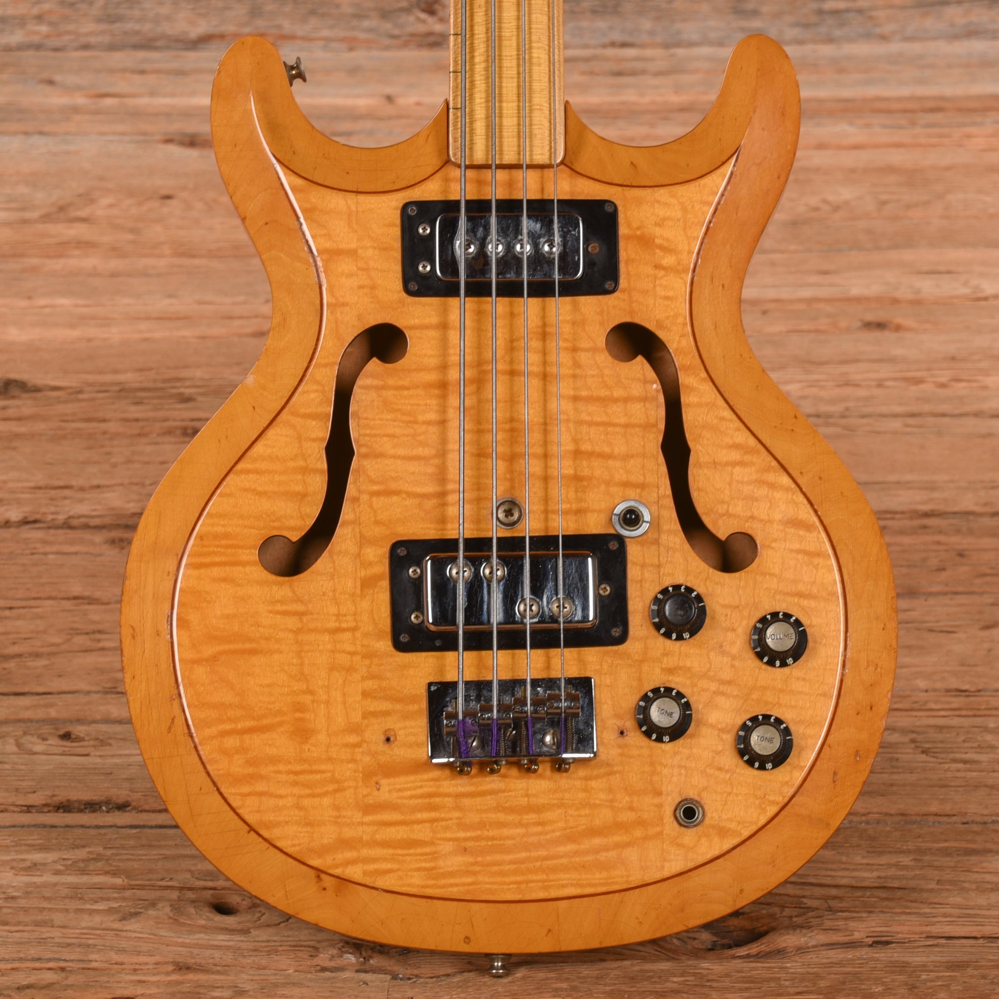 Hohner Bartell Black Widow Fretless natural 1971 Bass Guitars / 5-String or More