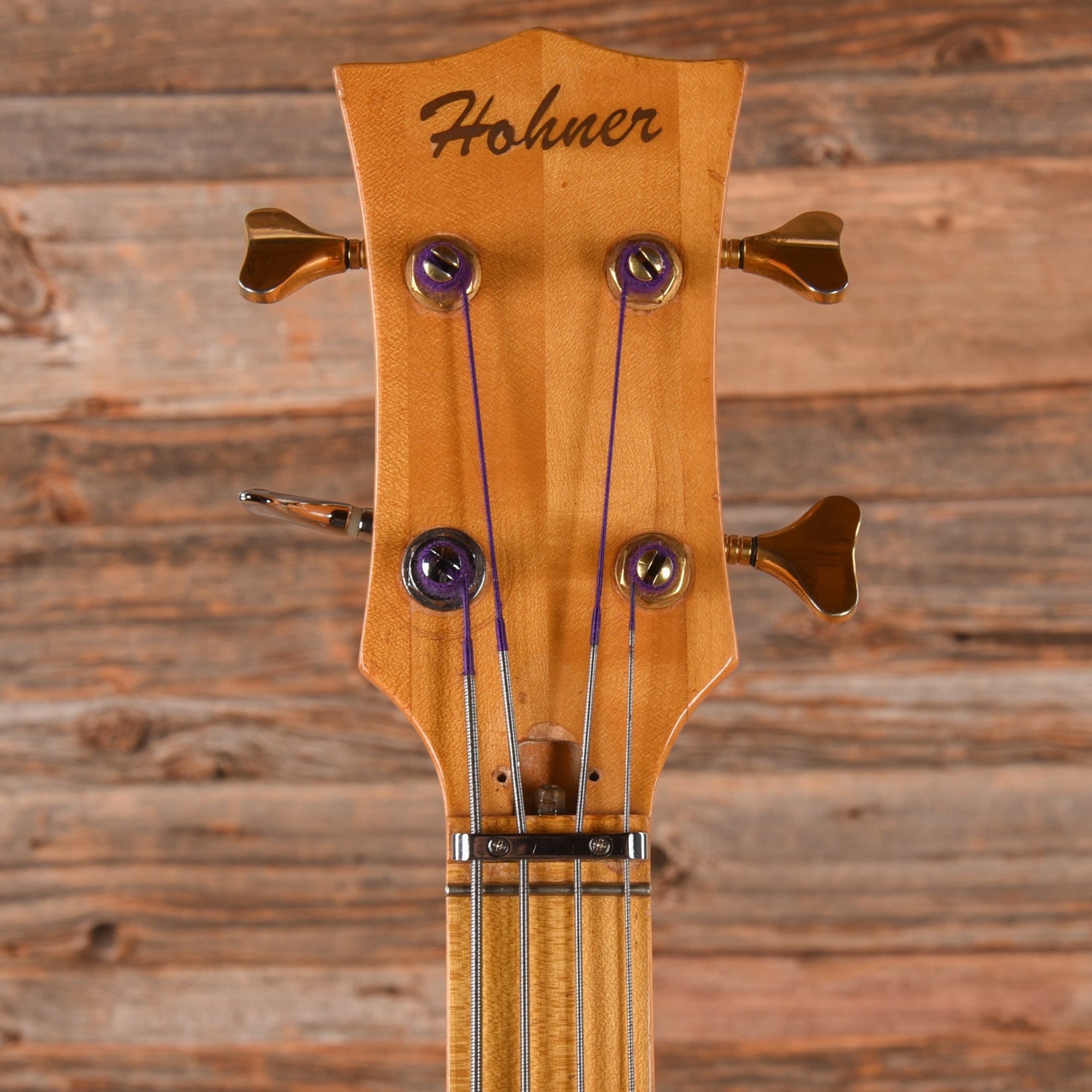 Hohner Bartell Black Widow Fretless natural 1971 Bass Guitars / 5-String or More
