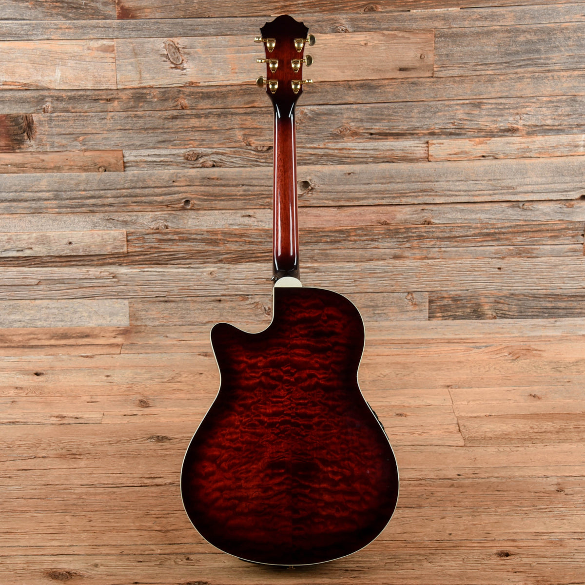 Ibanez AEF37E Acoustic Electric Red Burst Acoustic Guitars / Built-in Electronics