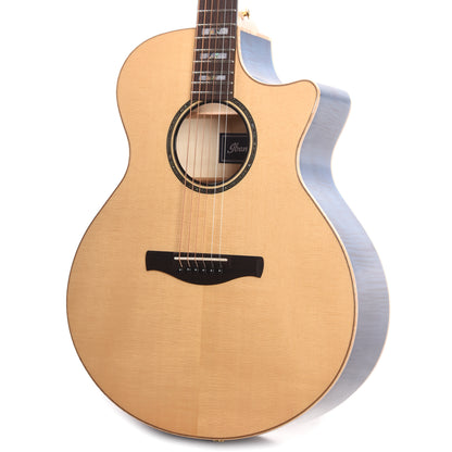 Ibanez AE390NTA Acoustic-Electric Guitar Natural High Gloss Top, Aqua Blue High Gloss Back and Sides Acoustic Guitars / Classical
