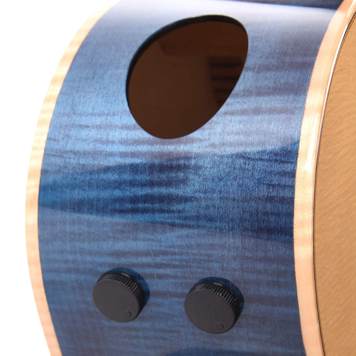 Ibanez AE390NTA Acoustic-Electric Guitar Natural High Gloss Top, Aqua Blue High Gloss Back and Sides Acoustic Guitars / Classical