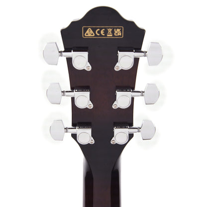 Ibanez AEG7LDVS Acoustic-Electric Guitar Dark Violin Sunburst High Gloss Left-Handed Acoustic Guitars / Classical