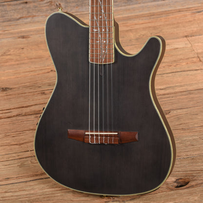 Ibanez TOD10N Tim Henson Signature Transparent Black Flat 2023 Acoustic Guitars / Classical