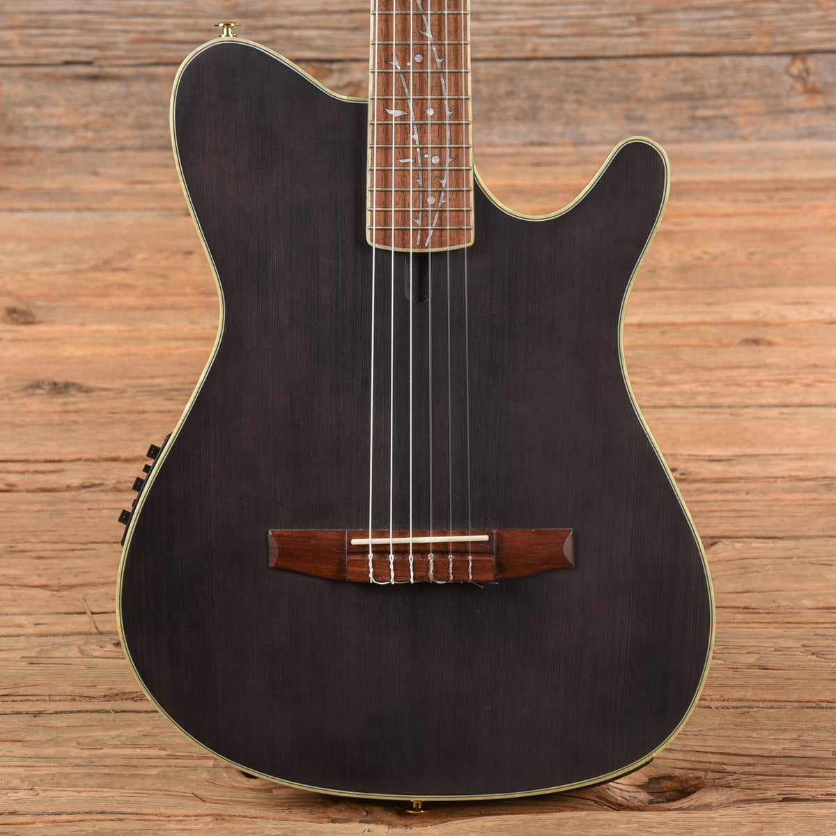 Ibanez TOD10N Tim Henson Signature Transparent Black Flat 2023 Acoustic Guitars / Classical