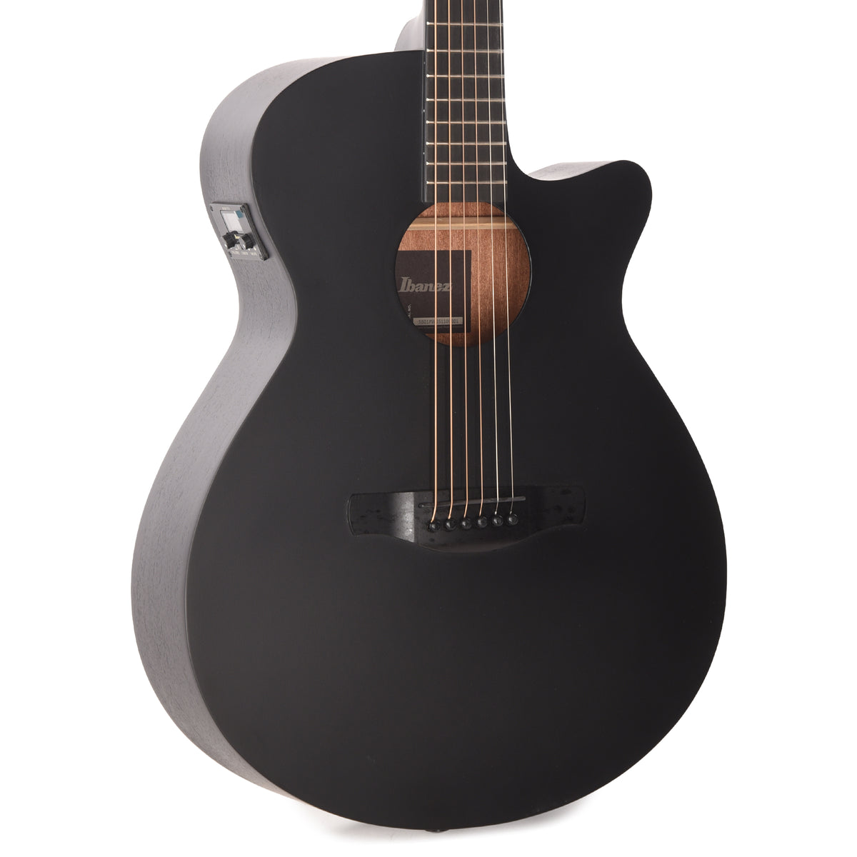 Ibanez AEG621BOT AEG Acoustic-Electric Guitar Black Out Acoustic Guitars