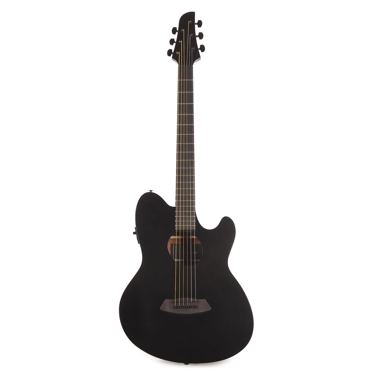 Ibanez TCY621BOT Acoustic-Electric Guitar Talman Double Cutaway Black Out Acoustic Guitars