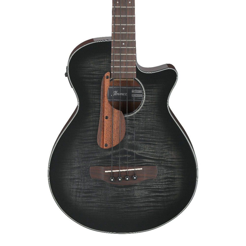 Ibanez AEGB25ETKH Acoustic-Electric Guitar AEG Transparent Black Sunburst High Gloss Bass Guitars / 4-String
