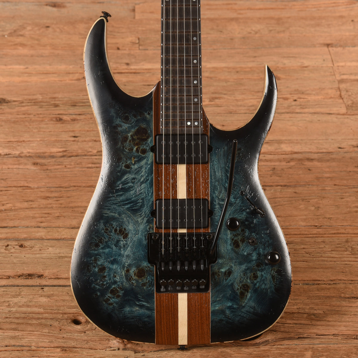 Ibanez RGA20P1PBCUL RGA Premium Electric Guitar Cosmic Blue Burst Low Gloss Electric Guitars
