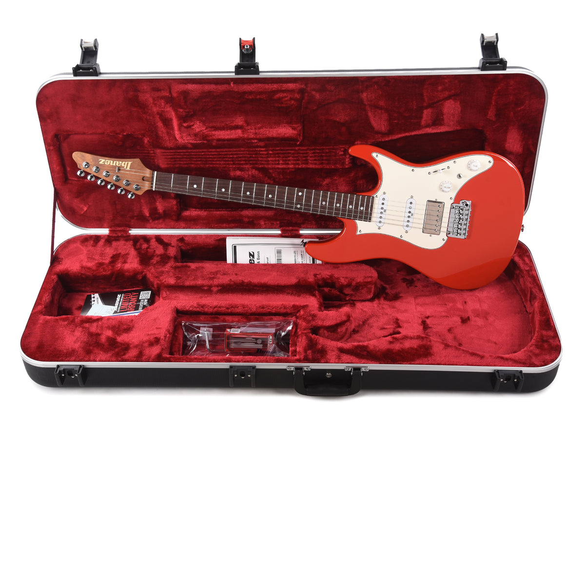 Ibanez AZ2204NWVR AZ Prestige Electric Guitar Vermillion Red Electric Guitars / Solid Body