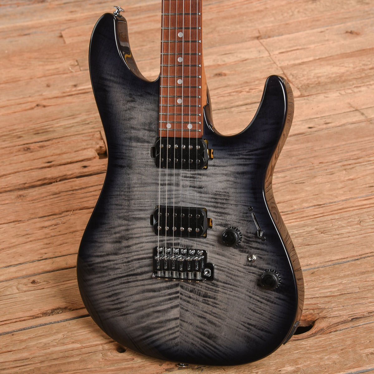 Ibanez AZ24S1F Standard Transparent Black Sunburst 2024 Electric Guitars / Solid Body