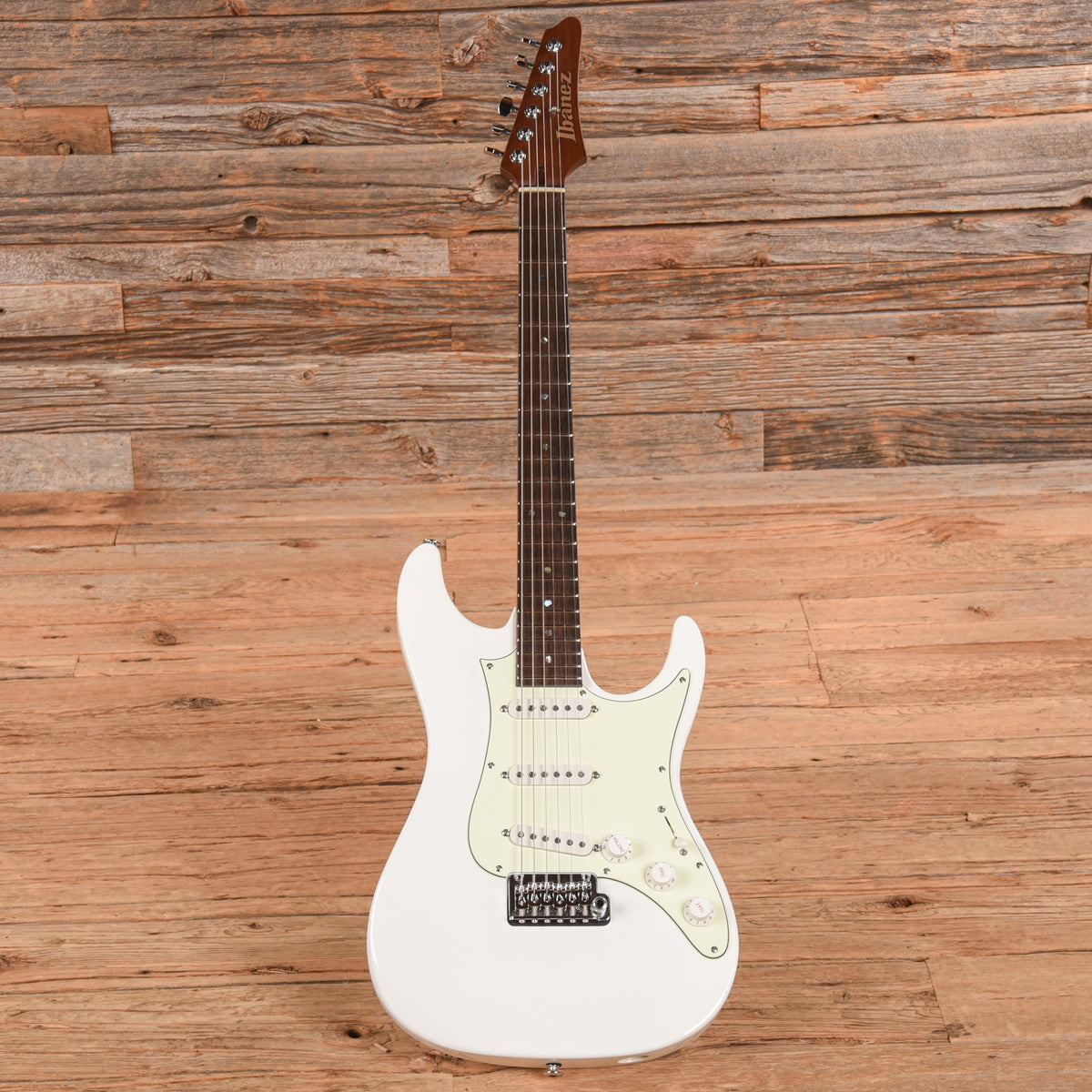 Ibanez LM1 Luca Mantovanelli Signature Luna White 2024 Electric Guitars / Solid Body
