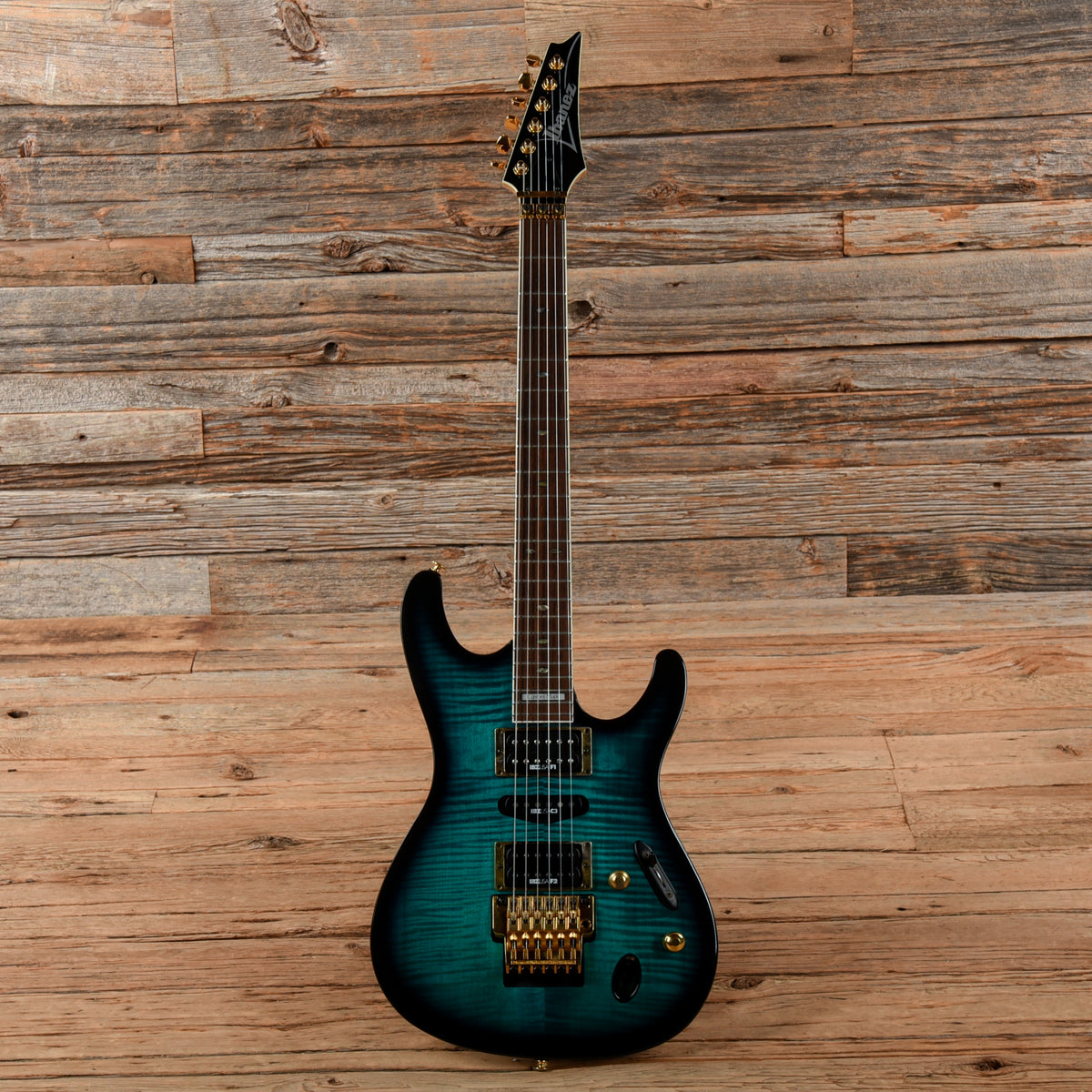 Ibanez S540FM Green Burst Electric Guitars / Solid Body