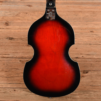 Ideal Violin Bass Red burst 1970s Bass Guitars