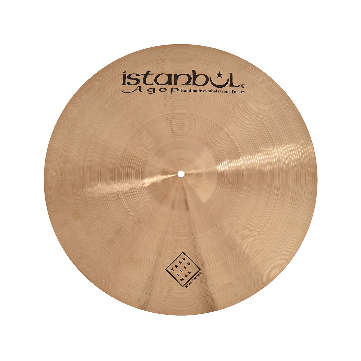 Istanbul Agop 20" Traditional Medium Crash Cymbal Drums and Percussion / Cymbals / Crash