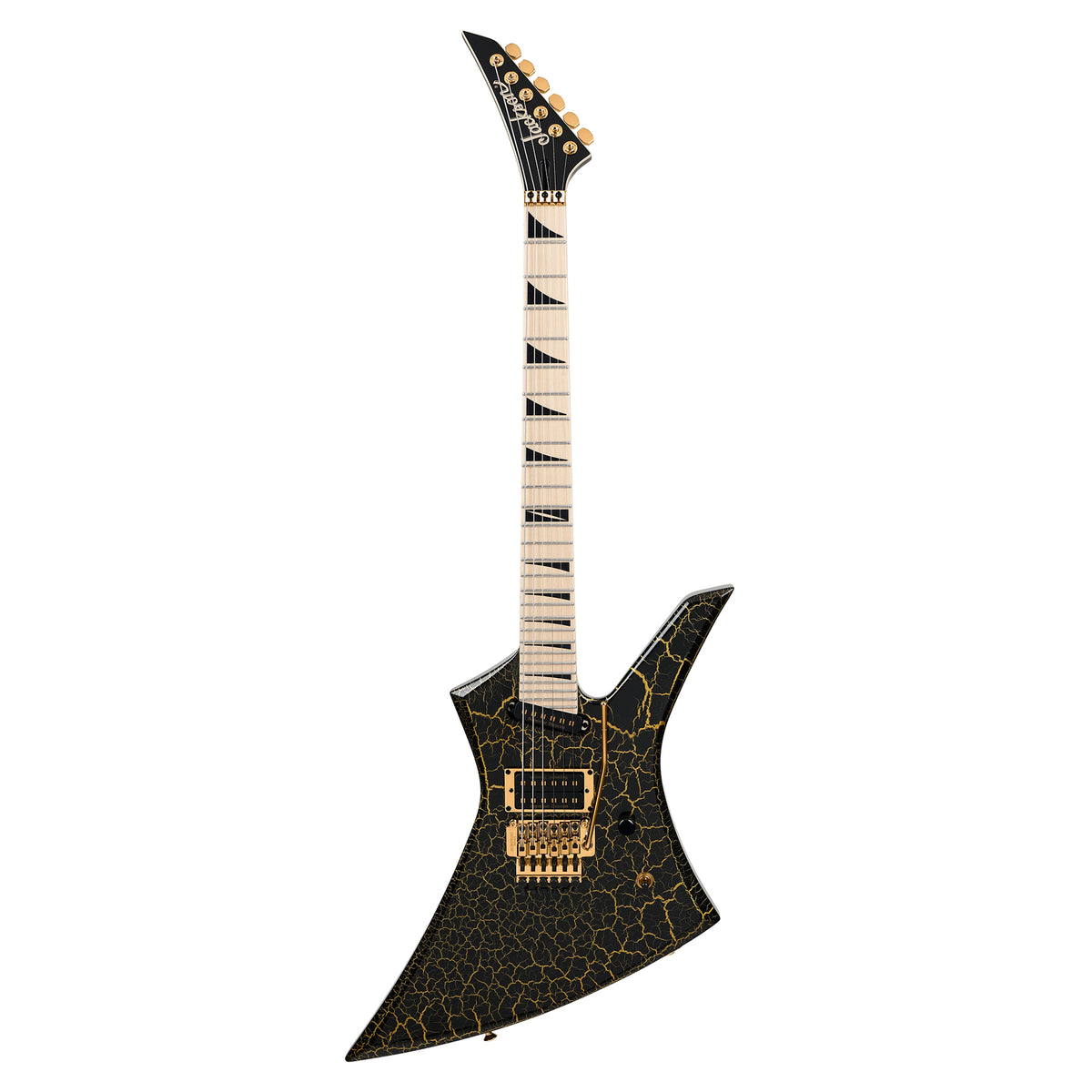 Jackson Pro Plus Series Signature Brandon Ellis Kelly KE27 Gold Crackle Electric Guitars