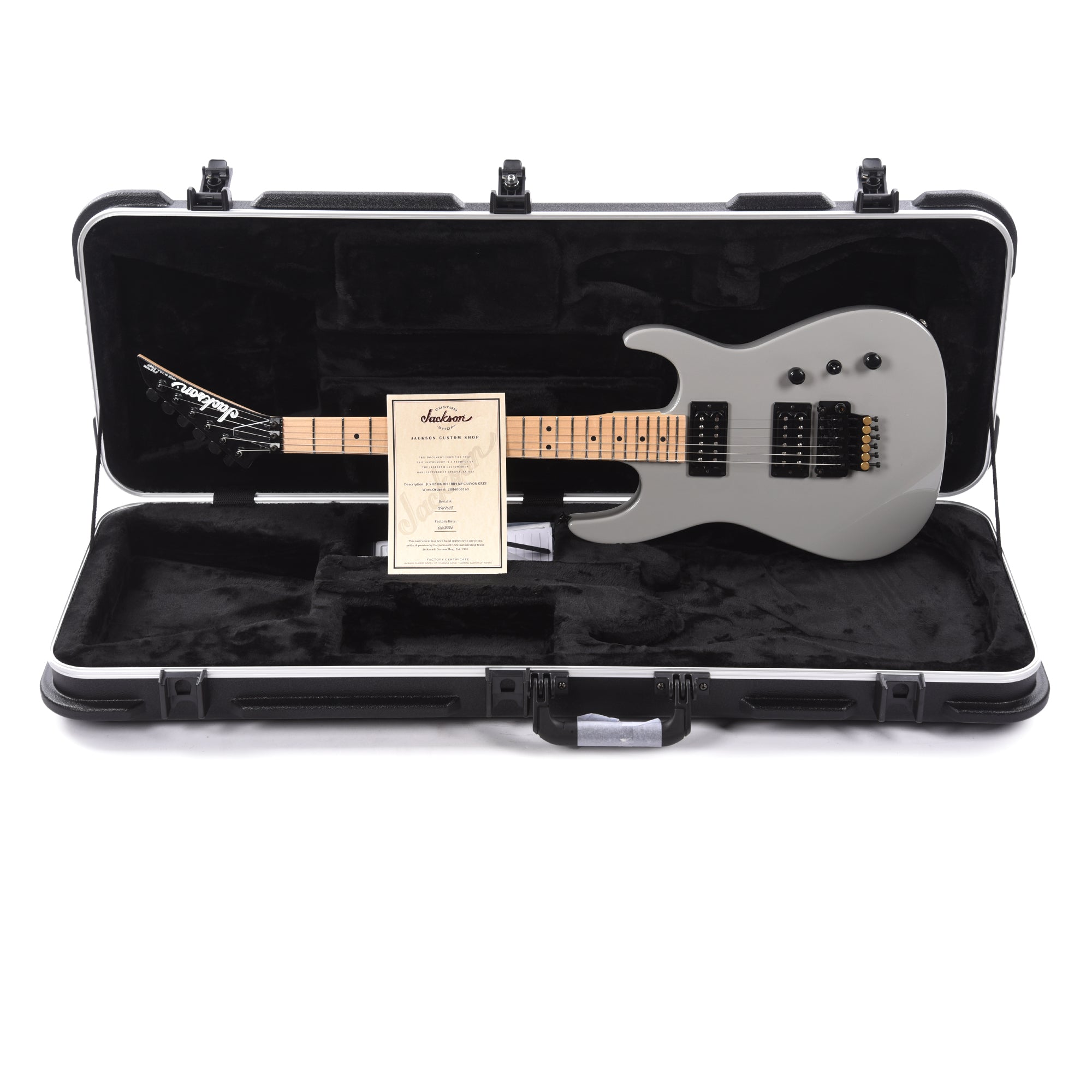 Jackson Custom Shop 1982 Dinky Nitro Pristine Crayon Grey Electric Guitars / Solid Body