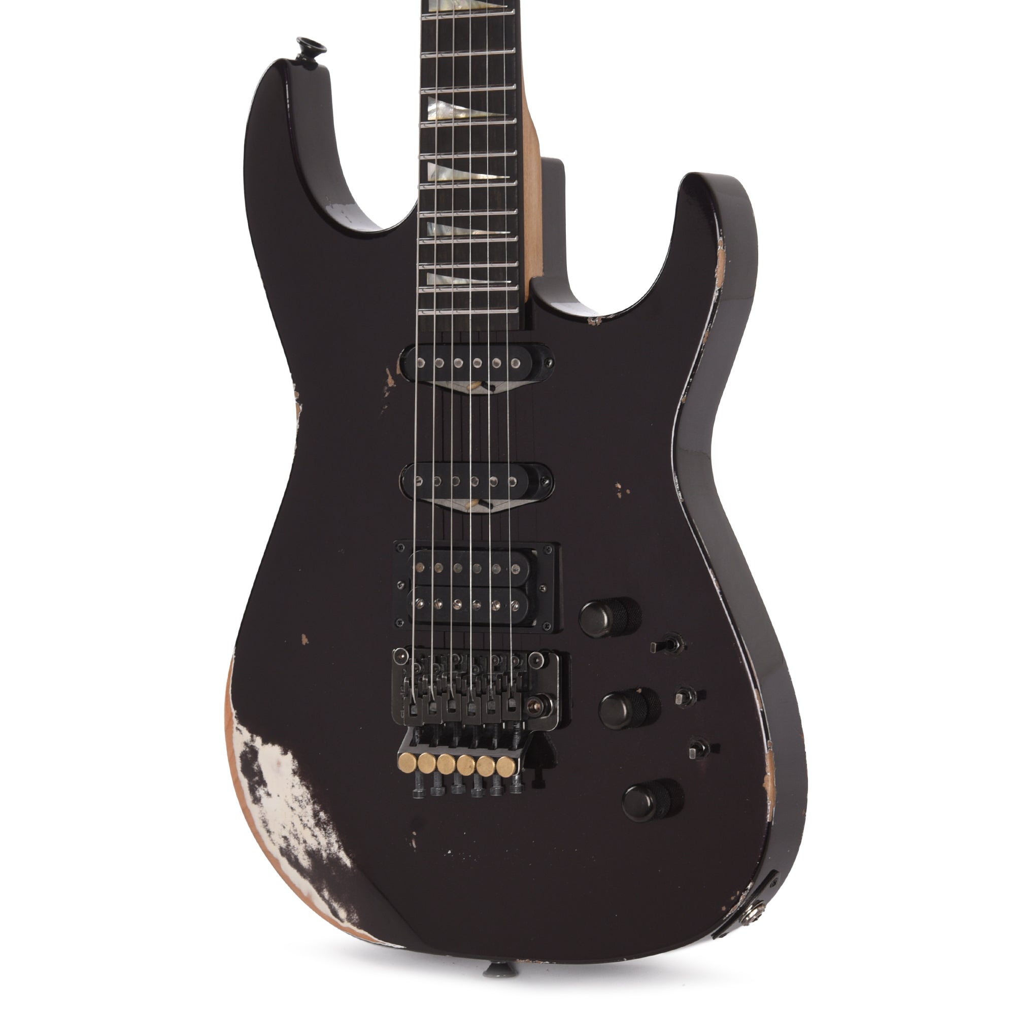Jackson Custom Shop 1982 Dinky Nitro Relic Club Amethyst Metallic Electric Guitars / Solid Body