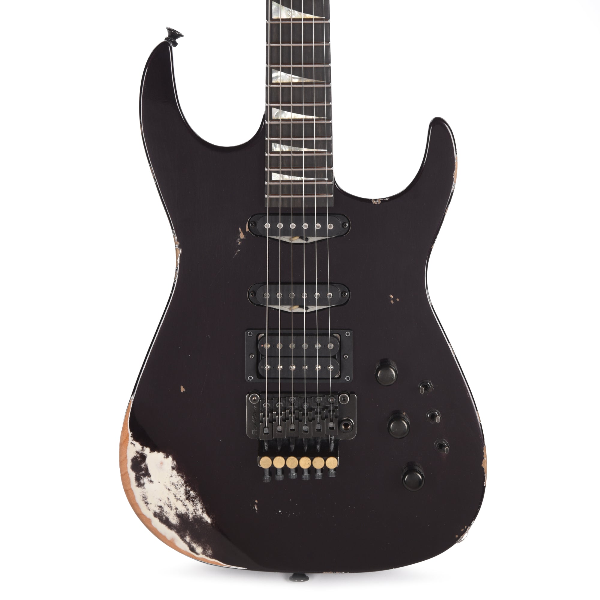 Jackson Custom Shop 1982 Dinky Nitro Relic Club Amethyst Metallic Electric Guitars / Solid Body