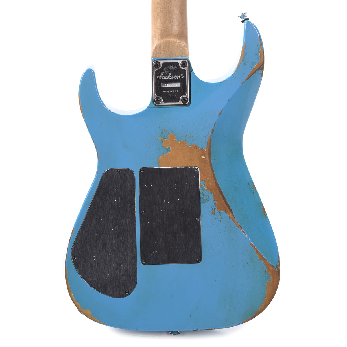 Jackson Custom Shop 1982 Dinky Nitro Relic Tour Robin's Egg Blue Electric Guitars / Solid Body