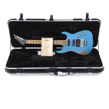 Jackson Custom Shop 1982 Dinky Nitro Relic Tour Robin's Egg Blue Electric Guitars / Solid Body